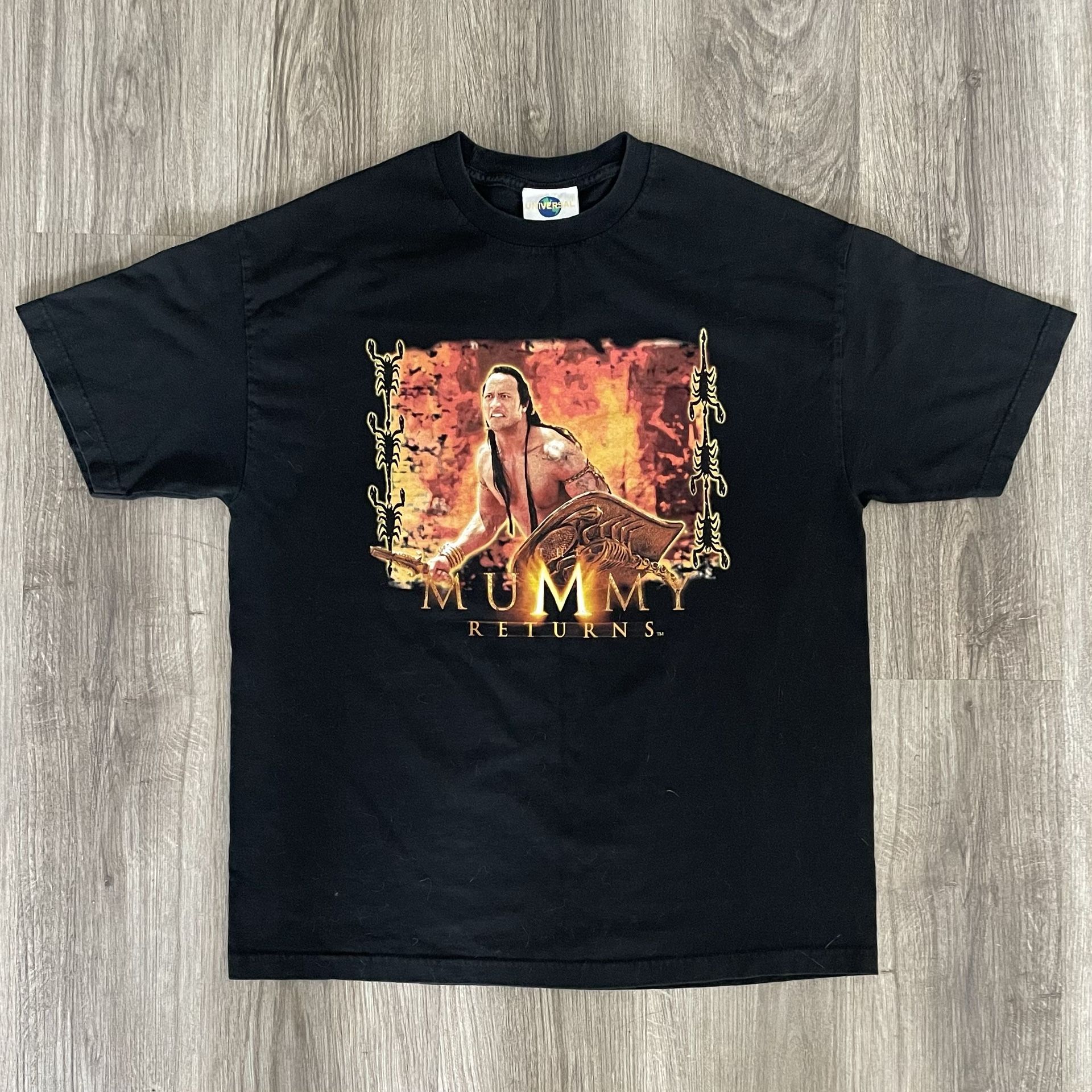2001 The Mummy Returns movie promo shirt