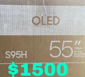 SAMSUNG 55” S95H OLED 4K — NEW OPEN BOX 2026 model