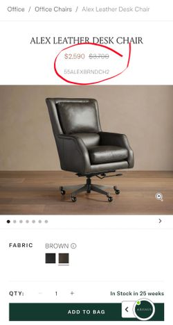 Arhaus Alex Leather Chair 
In great condition