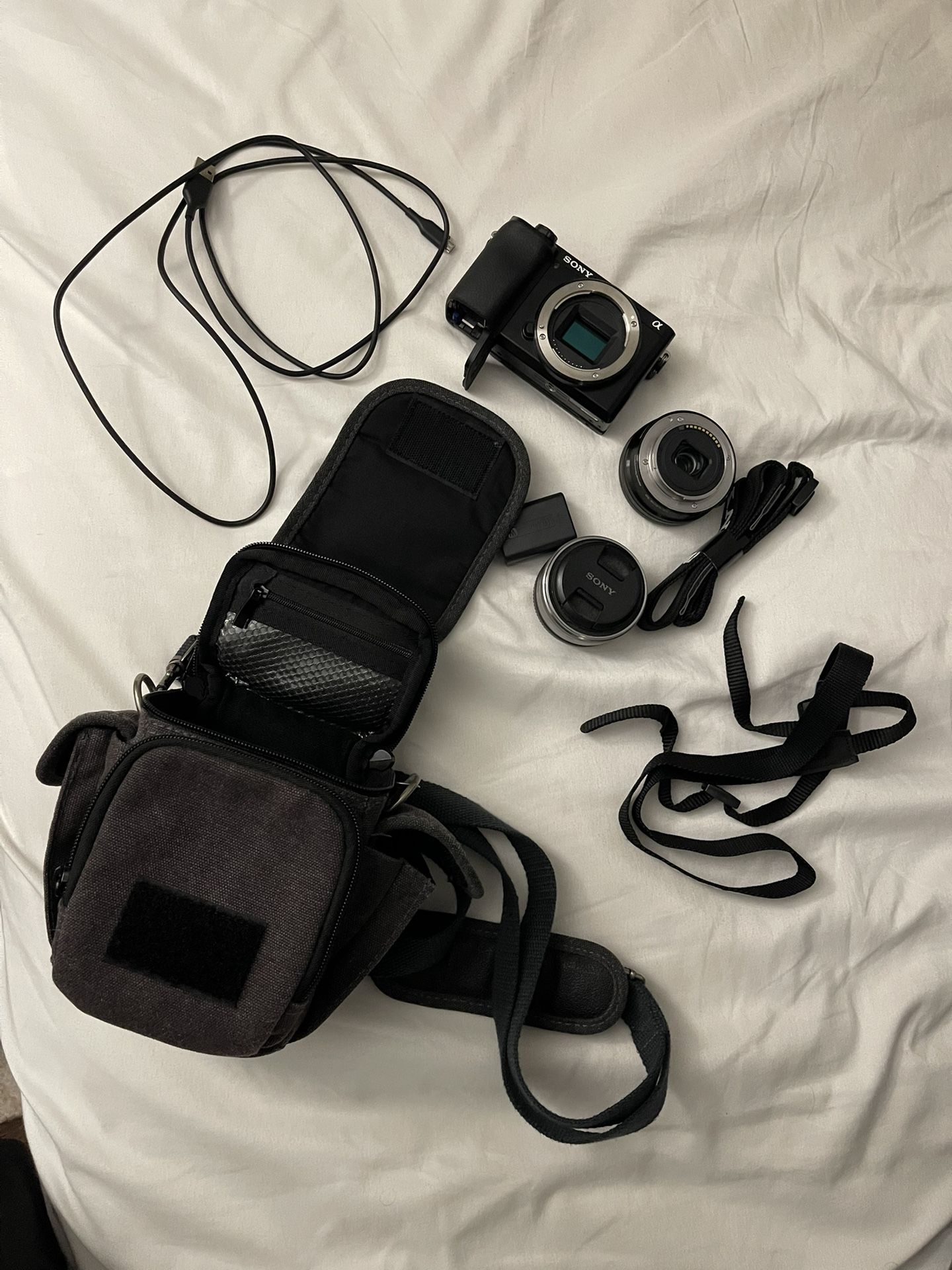 SONY A6100 W/kit Lens And Extras