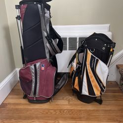 (2) KIDS golf Bags 