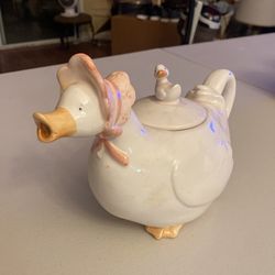 Vintage Fits And Floyd Tea Pot Duck
