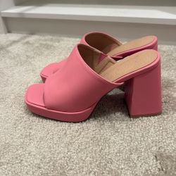 Brand New Pink Platform Heels