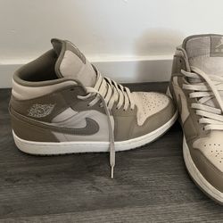 Air Jordan 1 mid Men’s size US 10, lightly worn. 