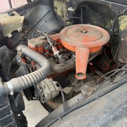 Chevy 230ci Engine With 4 Speed Munsie Tranny