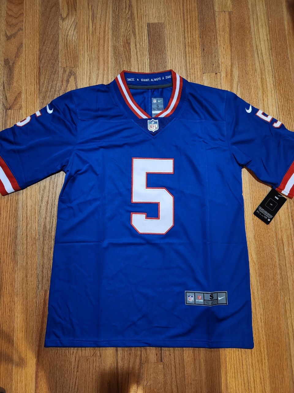 NFL New York Giants football uniform No.5 Kayvon Thibodeaux jersey