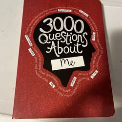 3000 Questions About Me Book