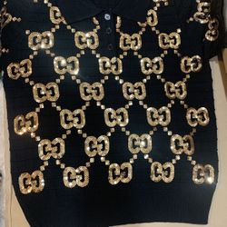 Sequins MEDIUM Stretch top