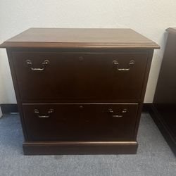 OFFICE/HOME FILE CABINET 2 DRAWERS LATERAL WOODEN FILE 