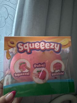 Sunny Days Jumbo SQUEEZY PEACH Squishy