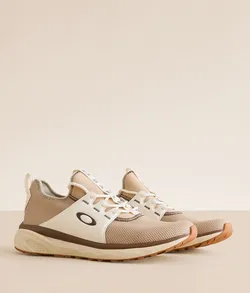Oakley Dry DS Knit Beige White Sneakers 9.5
