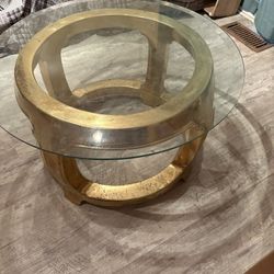 Bronze Glass Table