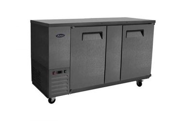 Atosa 59" Black Bar Back Cooler (New) *Customer Requests A Ice Cold Modelo*