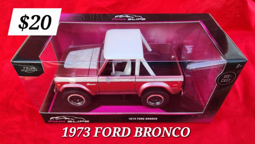 1973 FORD BRONCO / PINK SLIPS COLLECTIBLE TOY