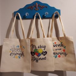 PRINTED CLOTH TOTE BAG ( $8 EACH ) BUNDLE DISCOUNTS AVAILABLE!! 