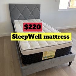 Twin Size Bed Frame With Mattress Included 