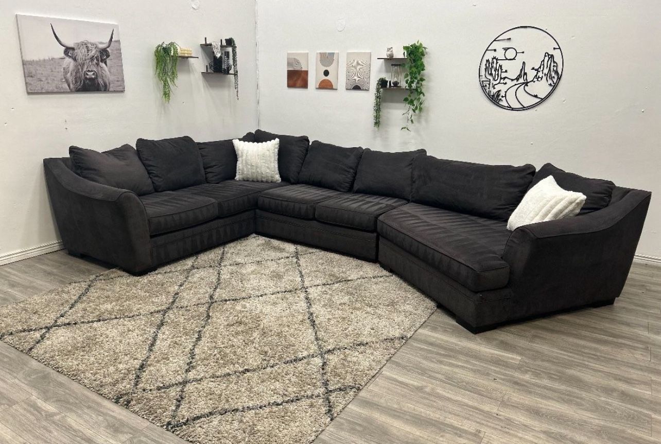 Gray Sectional Couch - Free Delivery 