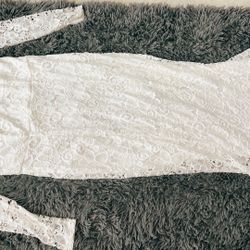 White Mermaid Dress 