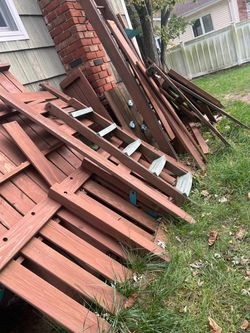 Free Wood From Outdoor Play Set for Projects