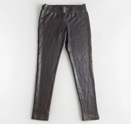 Rachel Zoe Faux Leather Leggings Size Small High Rise Skinny Brown