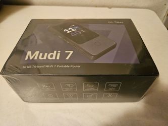 Mudi 7 5G NR Tri-band WiFi 7 Portable Router