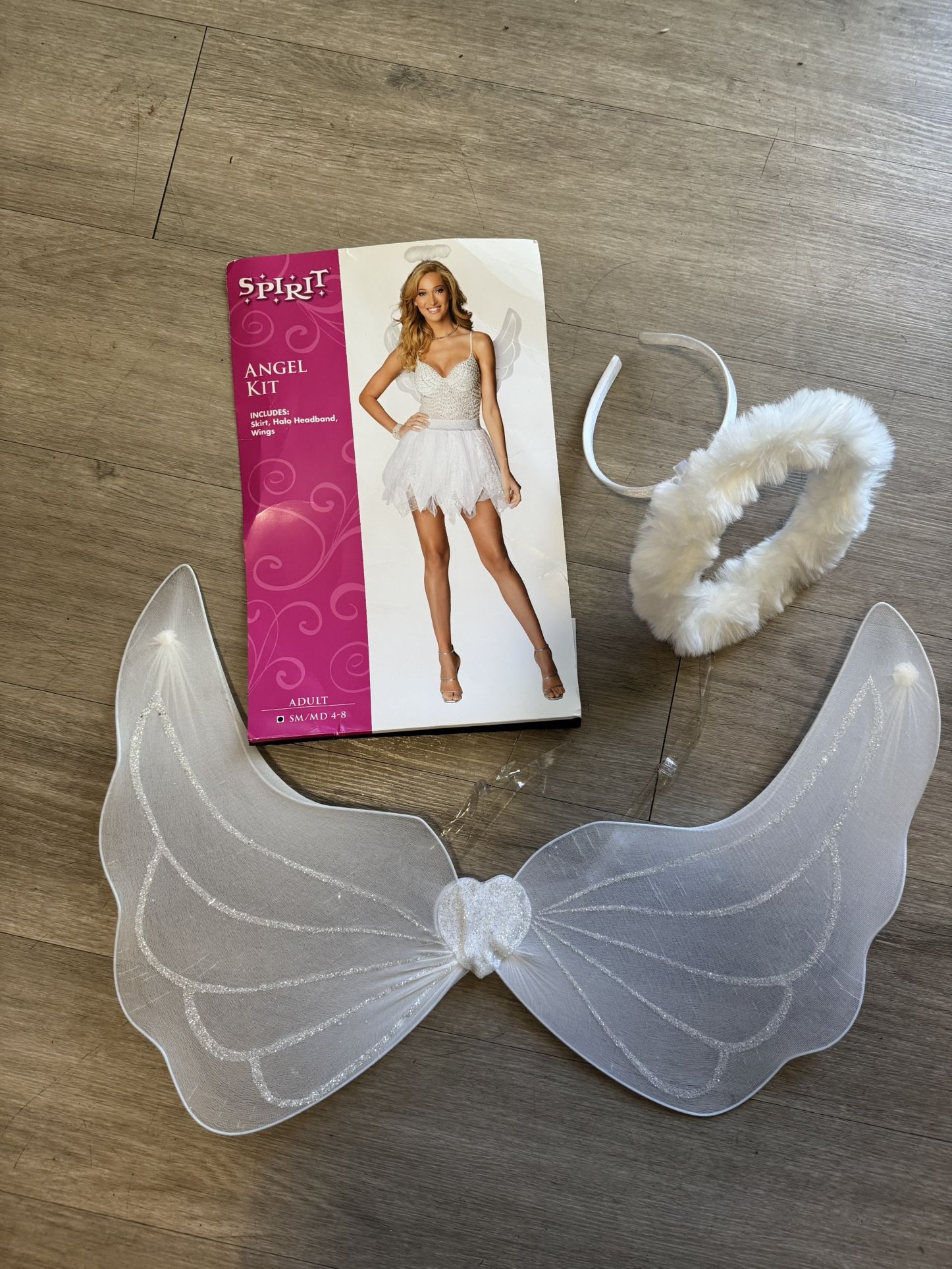 Spirit Angel Kit / Just Includes Halo Headband & Wings Only / No Skirt / Super Pretty