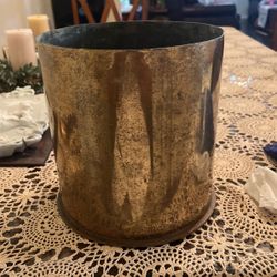 WWI Artillery Brass  Shell Casing