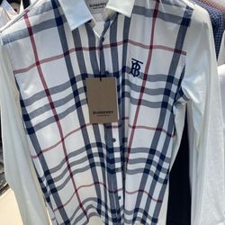 B.urberry Dress Shirt. Size Small Medium Large  And 2xl . 5 For $299