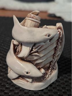 Harmony Kingdom Feeding Frenzy Shark Treasure Jest Box