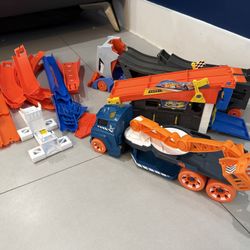 Hot Wheels trucks and accessories  