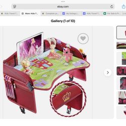 Cool Mom: Kids Travel Car Activity Tray- Lap Desk Princess Foldable