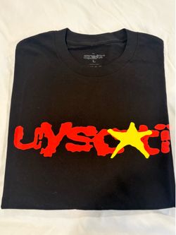 SP5DER x UY SCUTI Tshirt, Complexcon Exclusive Size L black and red