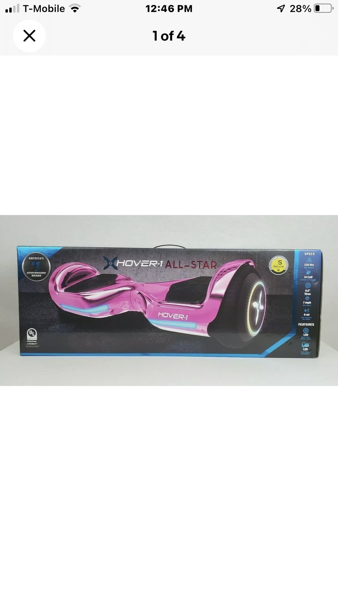 Hover One All star Hover Board New In Box
