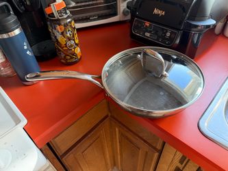 Hexclad 12” Hybrid Wok Pan with Tempered Glass Lid