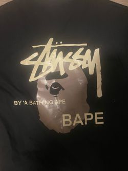 stussy x bape M