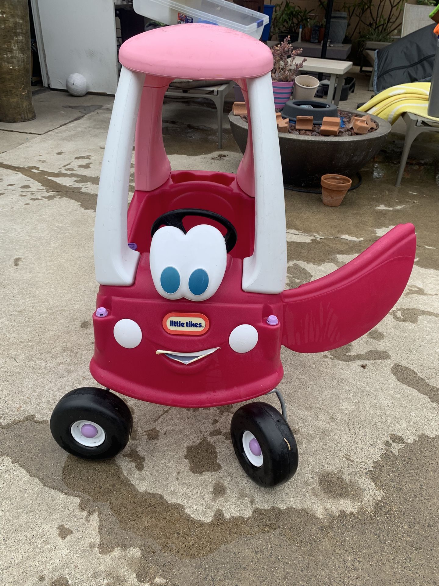 Pink Kid’s Pedal Car