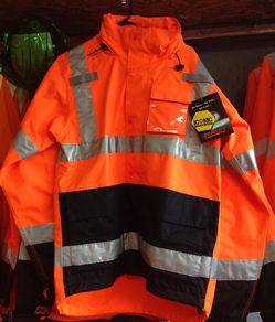Class 3 Breathable, Waterproof, High Visibility Jacket