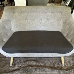 2 Light Gray Couches for pickup 