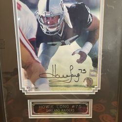 Signed How Long Autographed Plaque