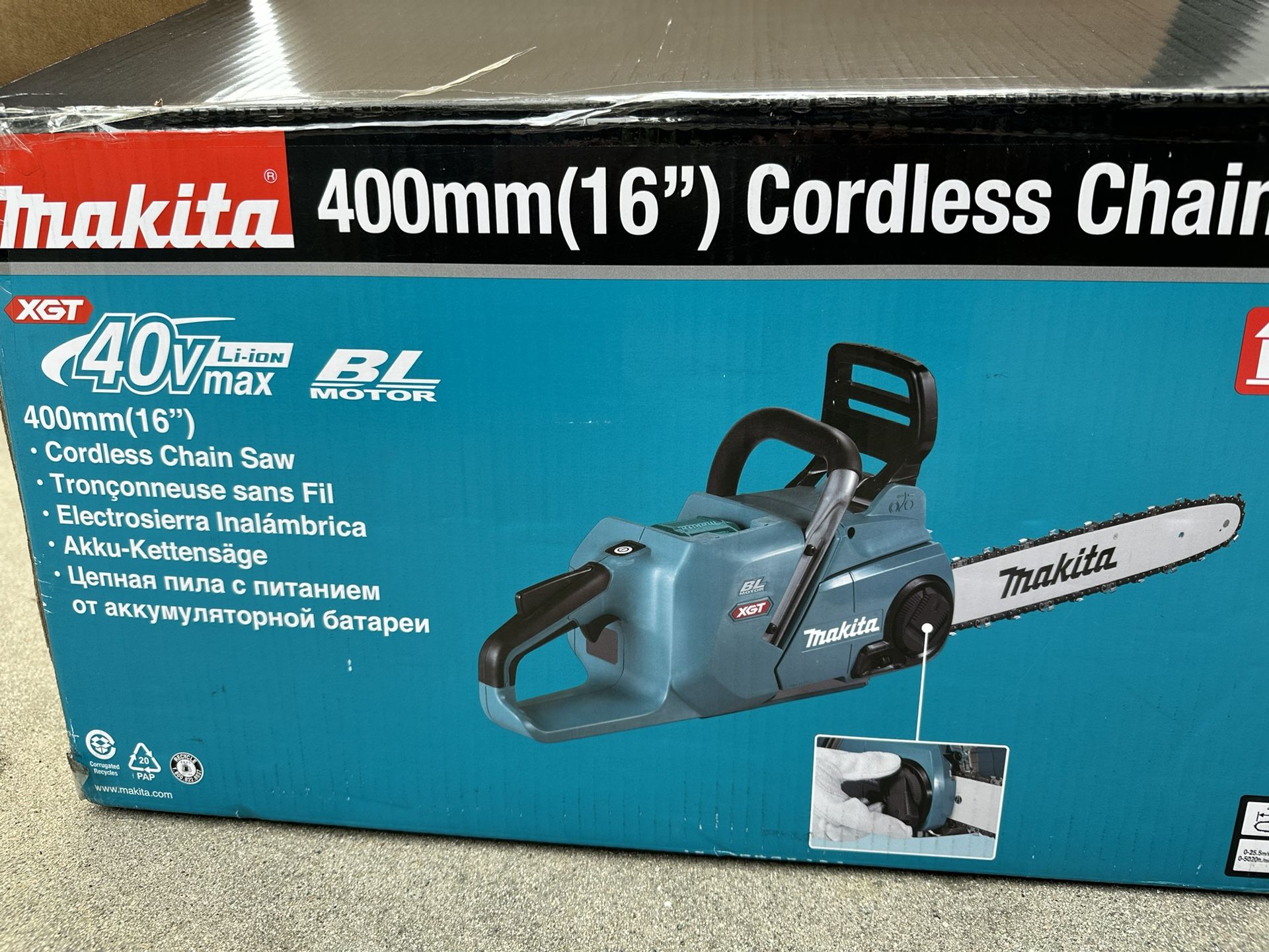 Makita 40V XGT 16” Chainsaw