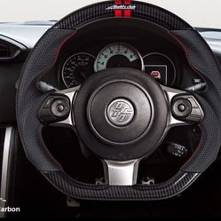 Brand new Buddy Club carbon steering wheel for 86 ZN6 /BRZ