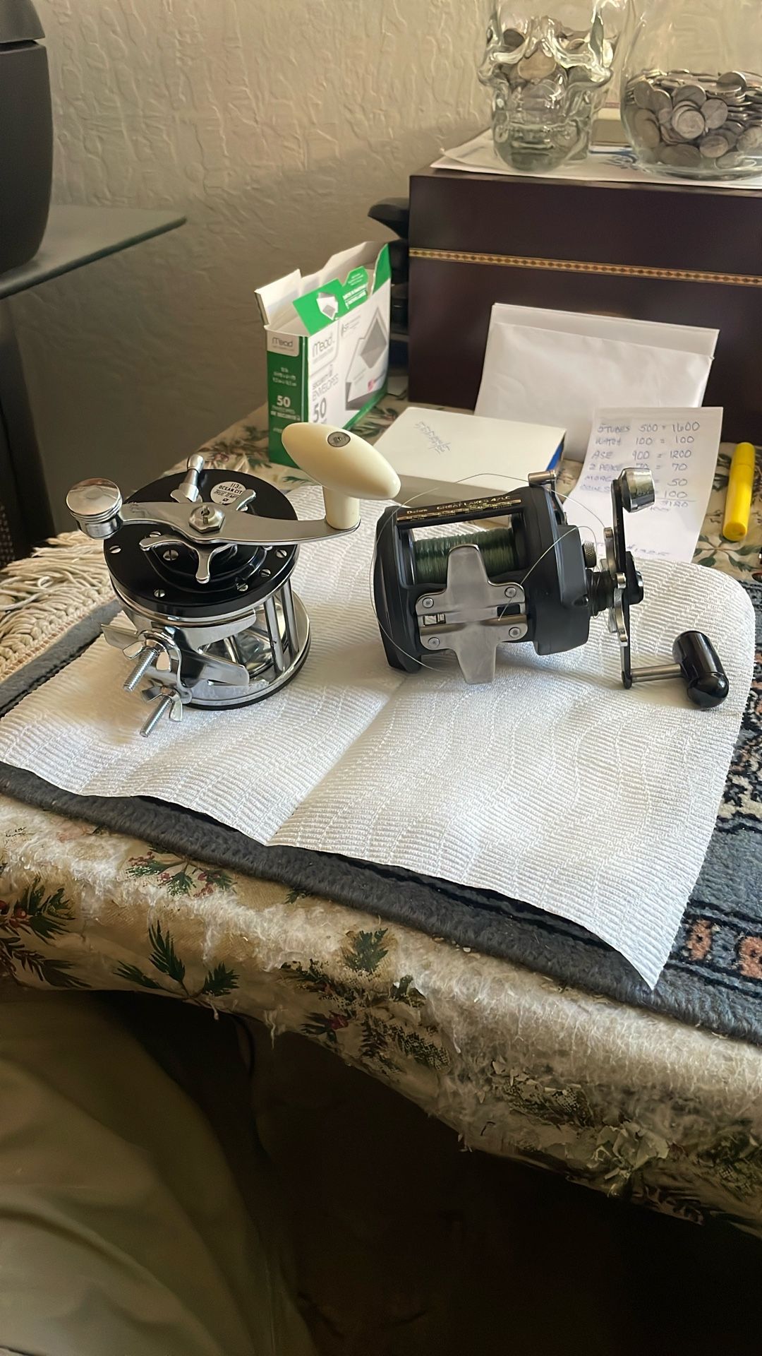 Vintage Salt Water Reels. Penn Ocean City 113D Daiwa Great Lakes 47LC