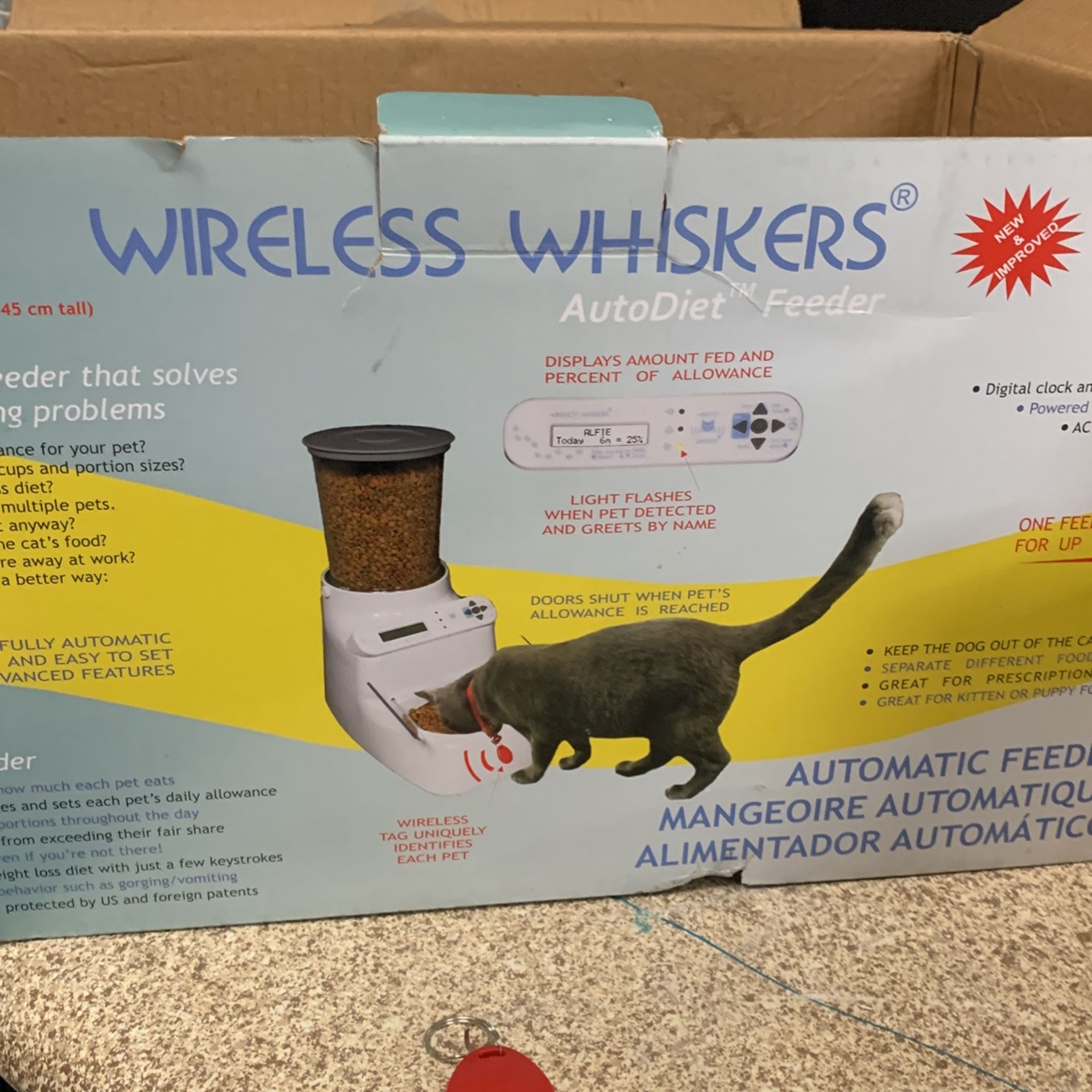 Wireless Whiskers Auto-Diet Feeder