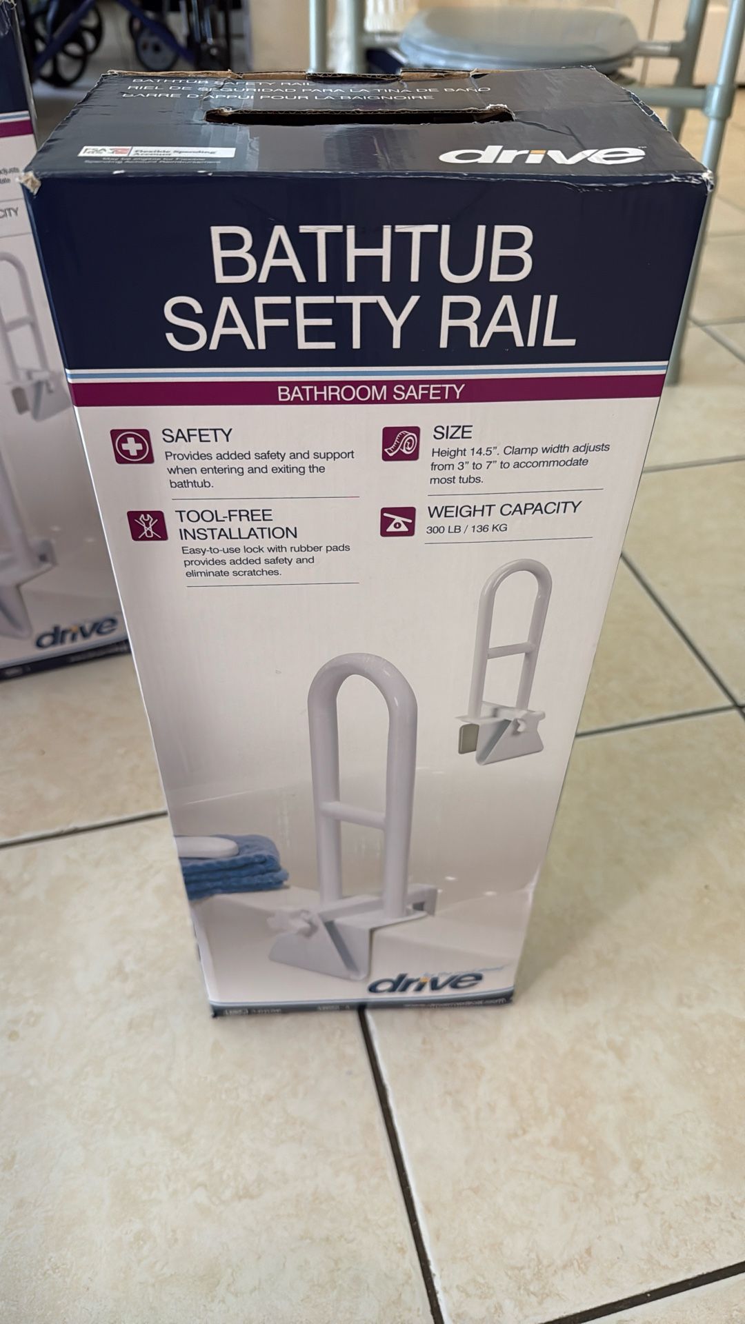 Bathtub Safety Rail