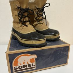 Sorel Caribou II Men’s Waterproof Snow Boots Size 10 Excellent Condition 