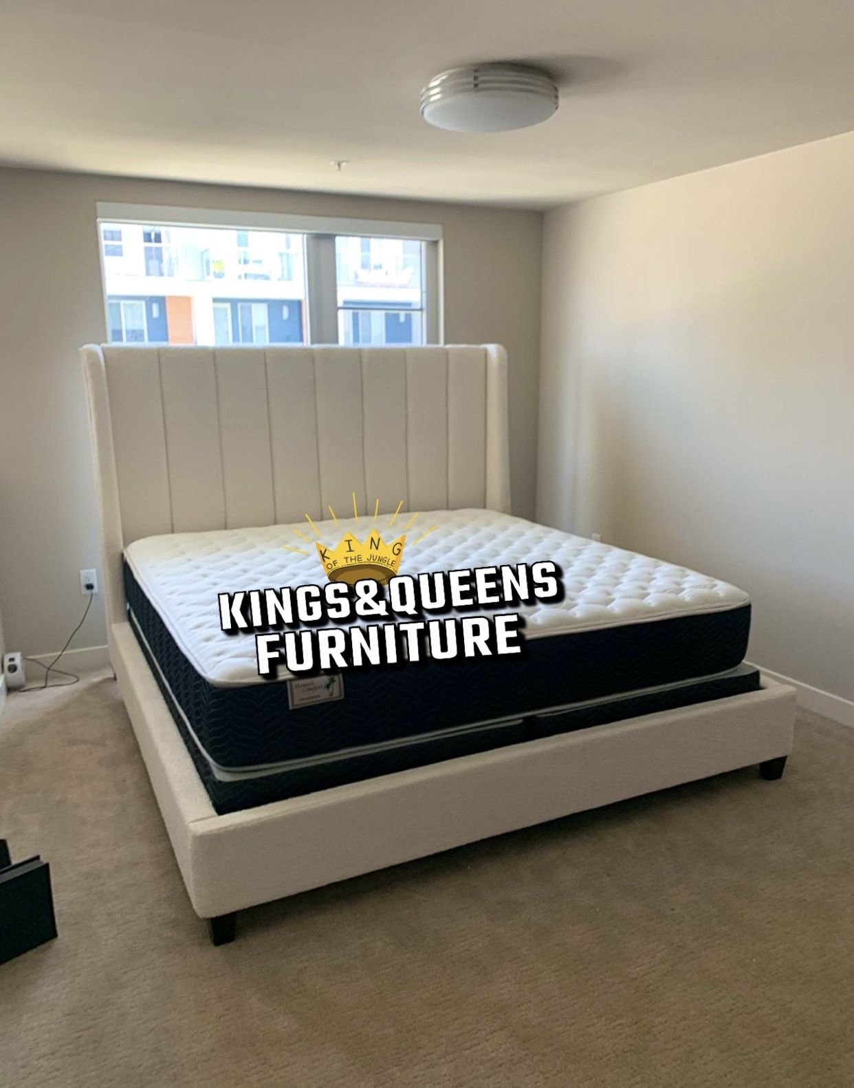 New Queen Bed Frame With Mattress 