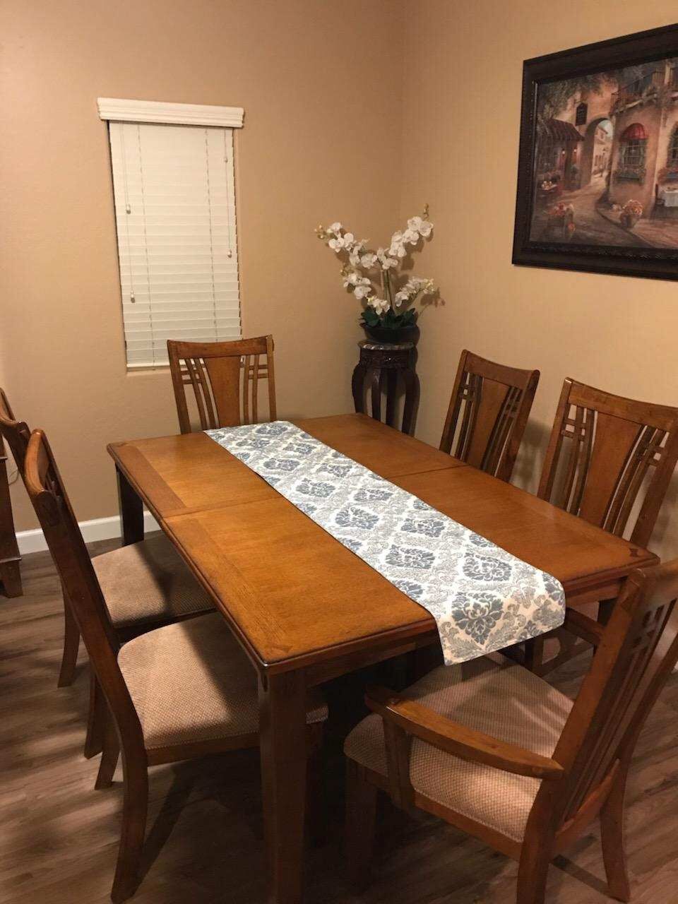 Beautiful dining room table