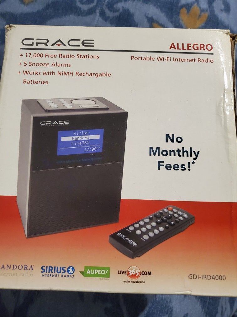 Grace Intetnet RADIO, 17, 000 free radio Stations