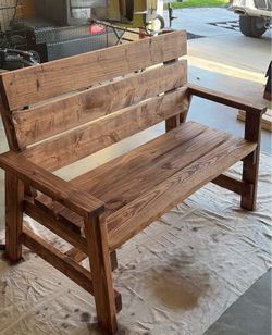 Outdoor Wooden Bench