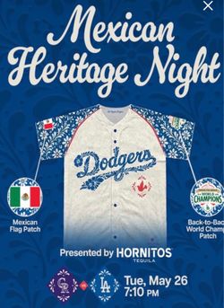 Dodgers mexico jersey